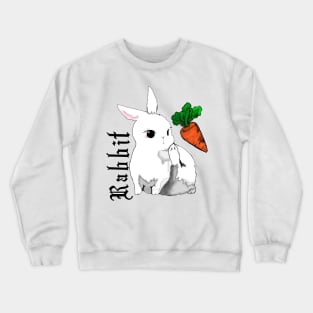 A rabbit and a carrot Crewneck Sweatshirt